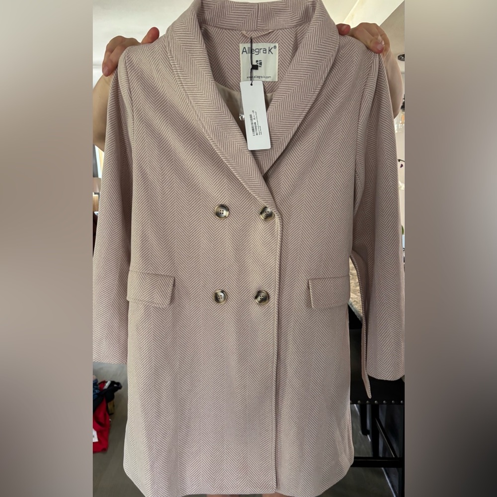 Allegra K double‎ breasted Coat